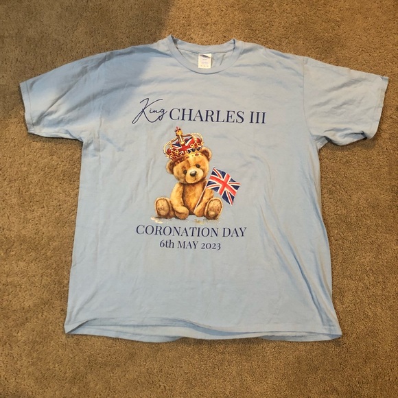 King Charles III coronation T-shirt - Picture 1 of 4